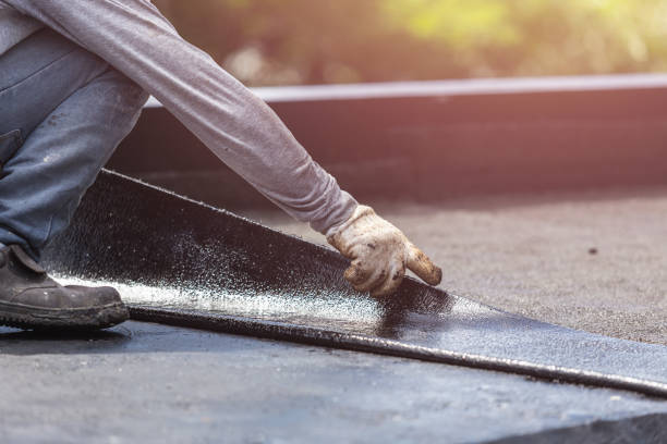 Professional Crawl Space Encapsulation technician working in Quinton, NJ